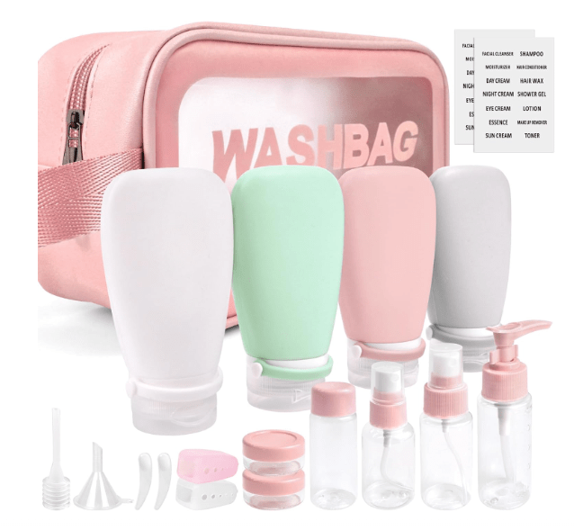 Flaconi in silicone refill da viaggio