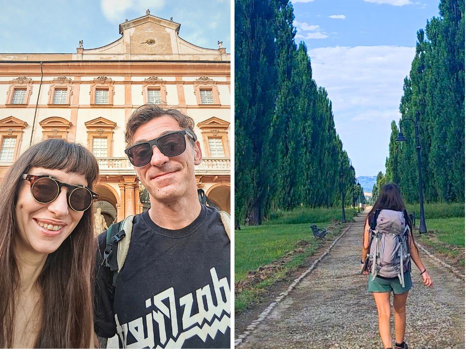 Via Vandelli Partenza da Sassuolo - Valentina Miozzo e Simone