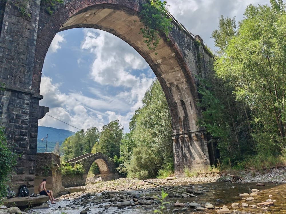 Ponte romano Pontecosi, Via Vandelli