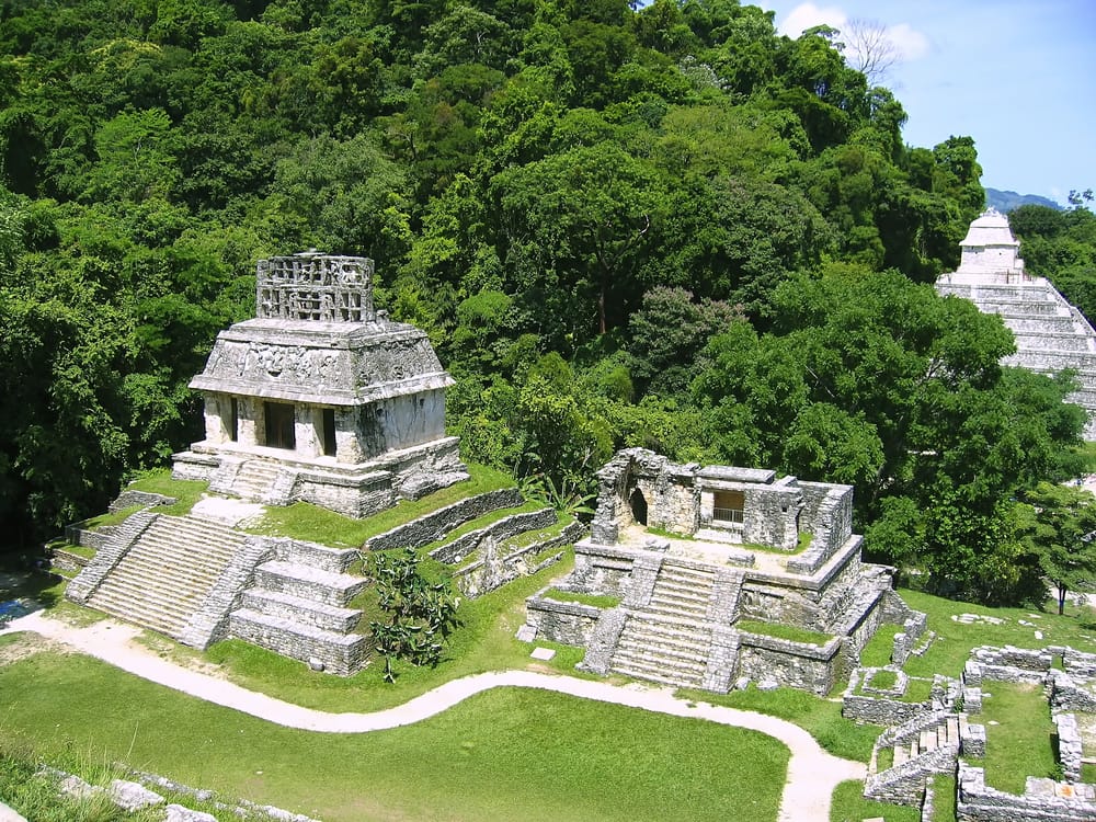 Palenque Piramidi Maya in Messico