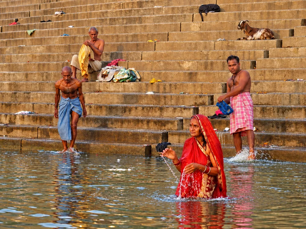 Vita lungo il Gange a Varanasi